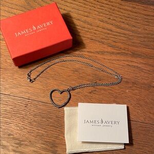 JAMES AVERY CHANGEABLE HEART CHARM NECKLACE